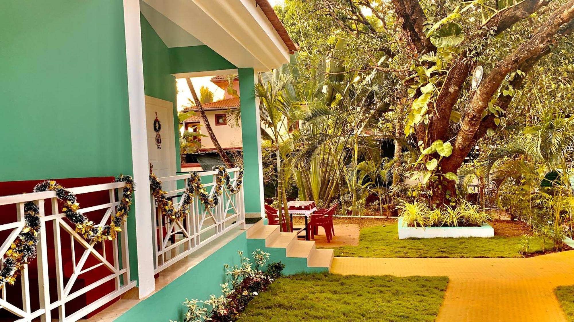 Stan-Inn, North Goa, Vagator, With Strong Wifi,Free Private Parking & Kitchen, Can Cook Where You Stay Eksteriør billede